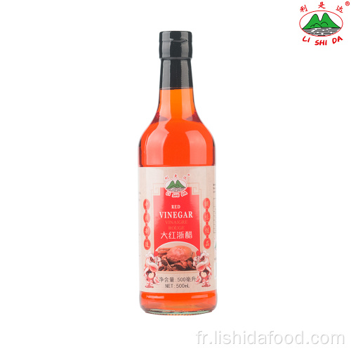 Vinaigre Rouge Bouteille En Verre 500ml